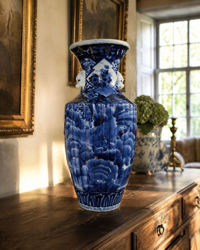 Veľká japonská porcelánová váza (1880-1900)